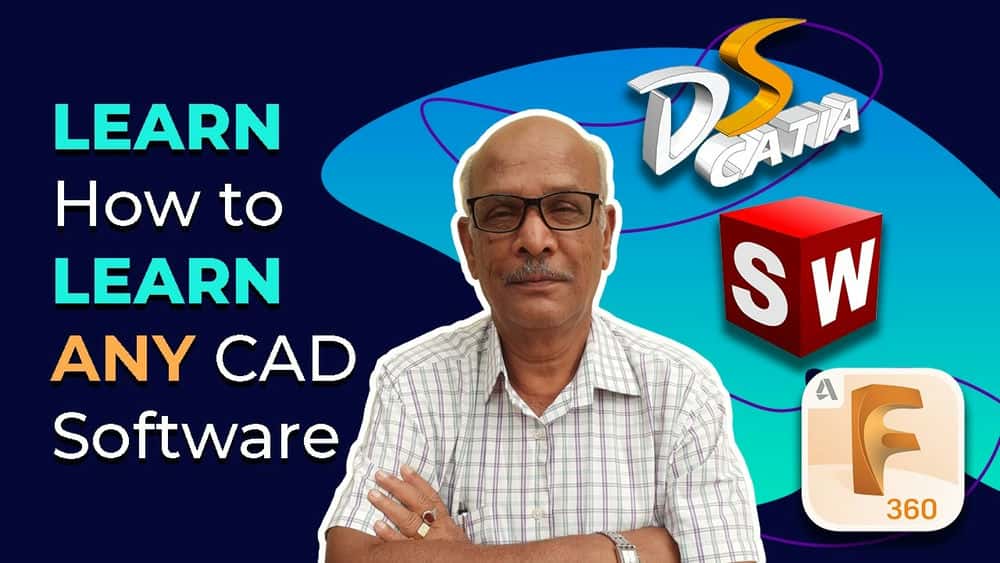آموزش یاد بگیرید که چگونه هر نرم افزار CAD را با استفاده از Solidworks، Fusion 360 و CATIA یاد بگیرید.