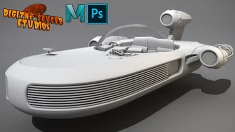 آموزش Masterclass 3D Maya - مدل سازی یک وسیله نقلیه علمی تخیلی 3D در مایا 