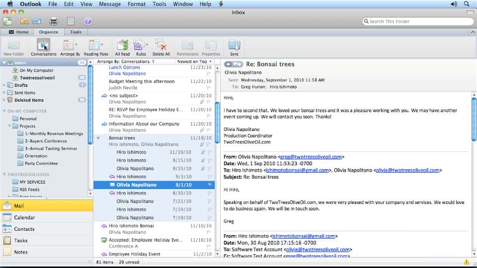 آموزش چشم انداز Mac 2011: میانبرها 