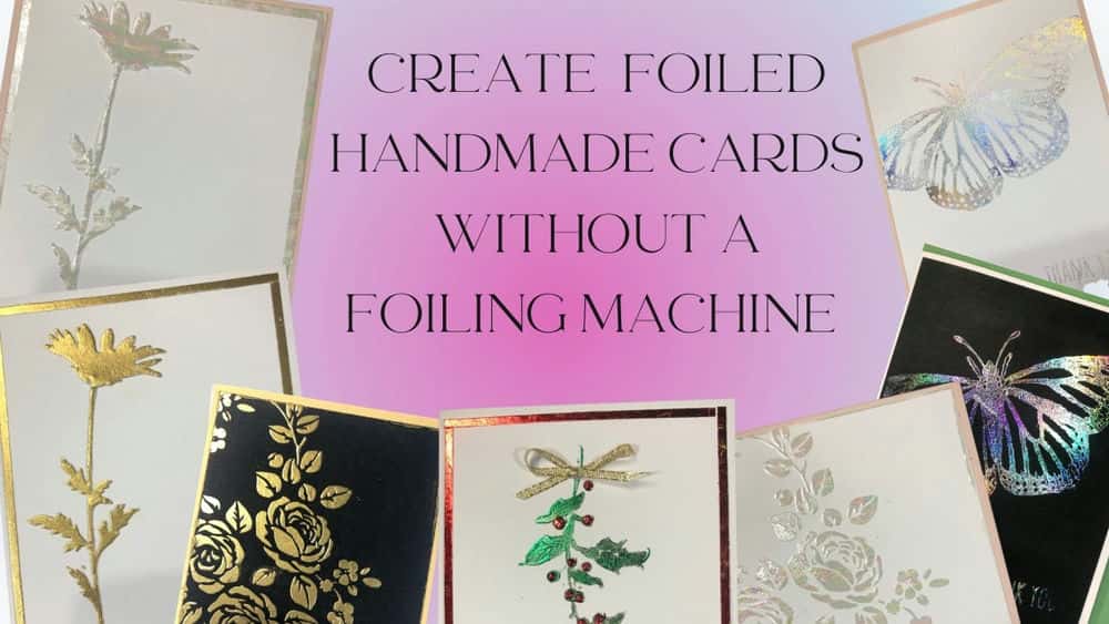 آموزش کارت های فویل شده دست ساز را بدون دستگاه فویل بسازید
