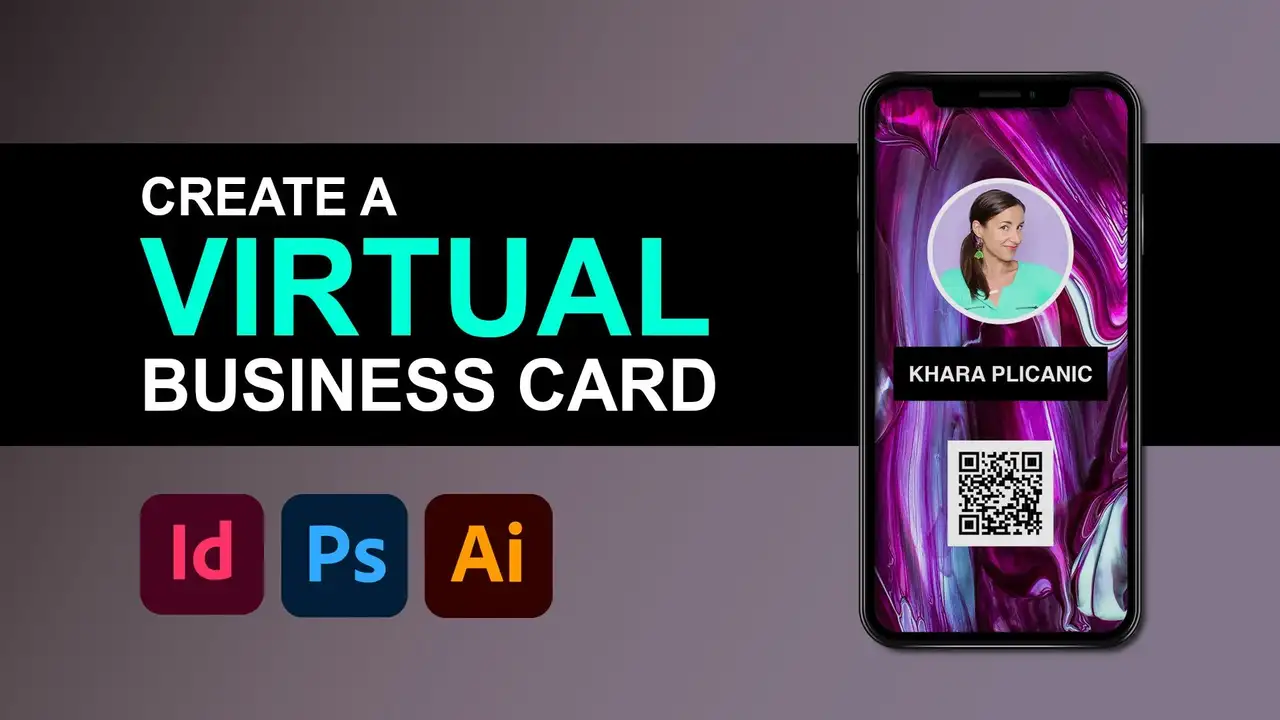 آموزش یک کارت ویزیت مجازی در Adobe InDesign، Photoshop یا Illustrator ایجاد کنید