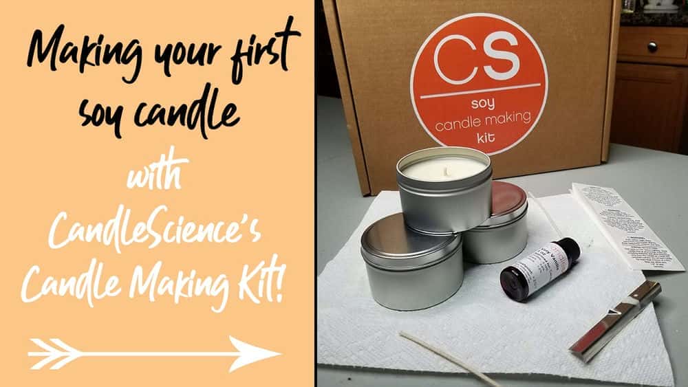 آموزش چگونه اولین شمع سویا خود را با کیت ساخت شمع CandleScience بسازیم!