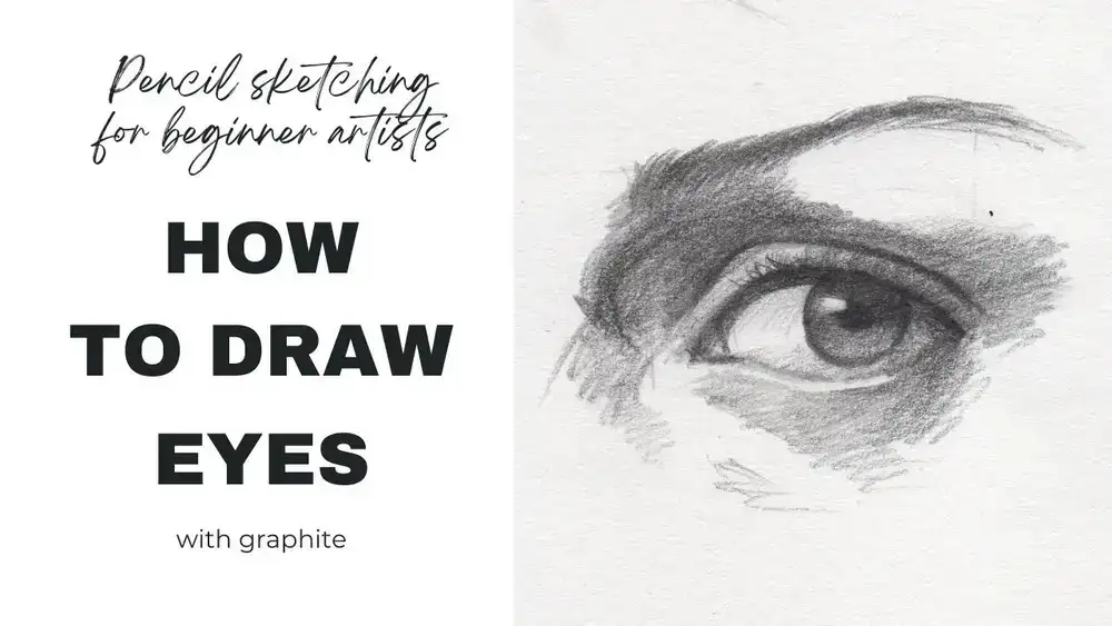 آموزش اصول طراحی هنری اسکچ: راهنمای کاملی برای طراحی چشم