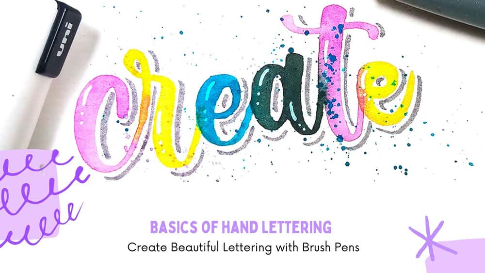 آموزش مبانی حروف دستی: حروف زیبا با قلم مو ایجاد کنید