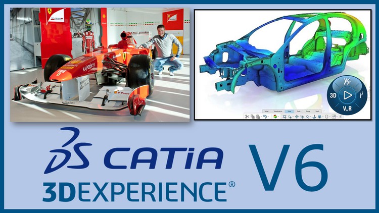 آموزش Catia 3DEXPERIENCE (Catia V6) برای مبتدیان و کاربران Catia V5