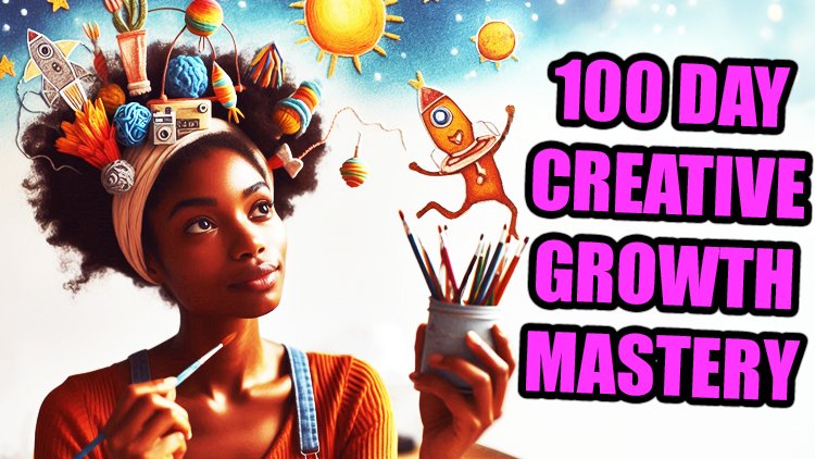 آموزش تسلط بر رشد خلاق - چالش پروژه 100 روزه - افزایش خلاقیت - ایجاد مهارت - ایجاد