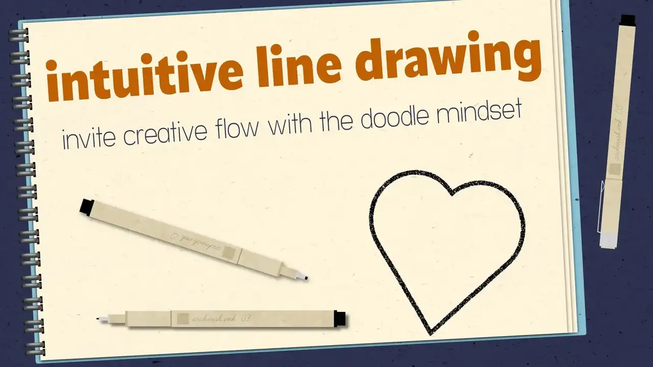 آموزش ترسیم خط بصری: با ذهنیت Doodle جریان خلاق را دعوت کنید
