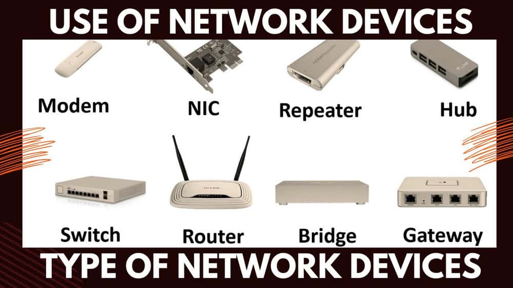 آموزش نوع و استفاده از دستگاه های شبکه