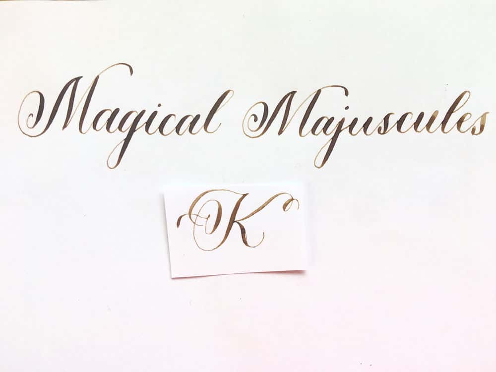 آموزش Majuscules جادویی: حرف K