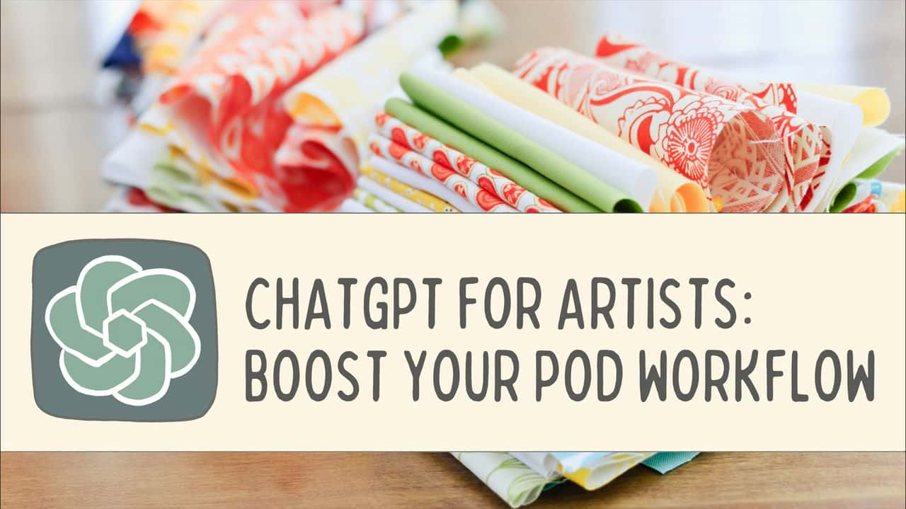 آموزش افزونه ChatGPTs برای هنرمندان: گردش کار POD خود را با 3 مثال Spoonflower تقویت کنید