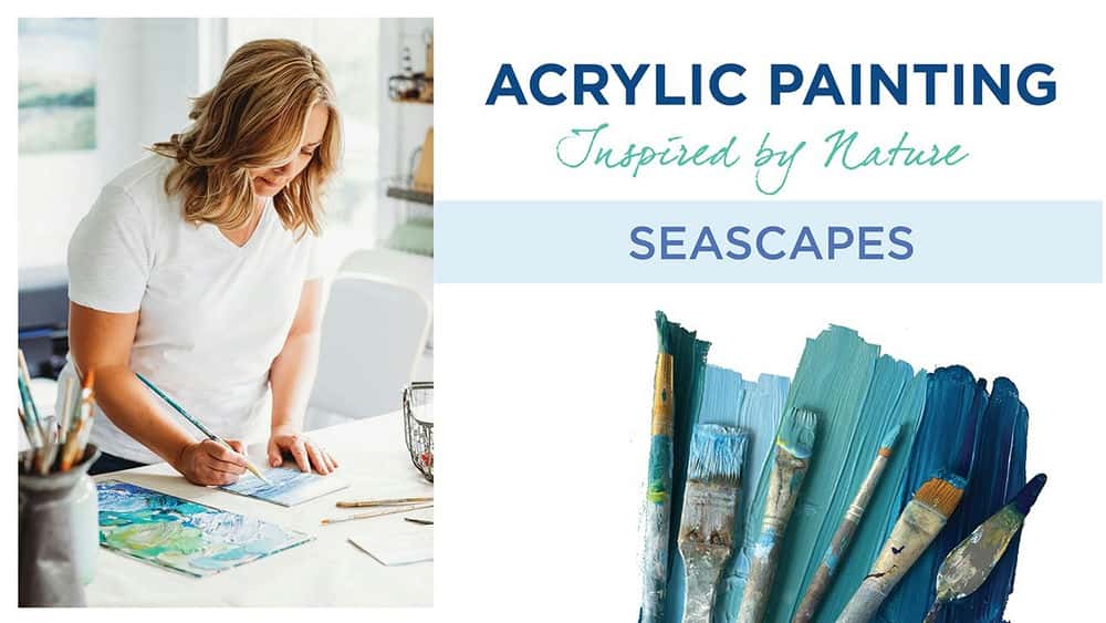 آموزش نقاشی اکریلیک - با الهام از طبیعت. .. مناظر دریایی