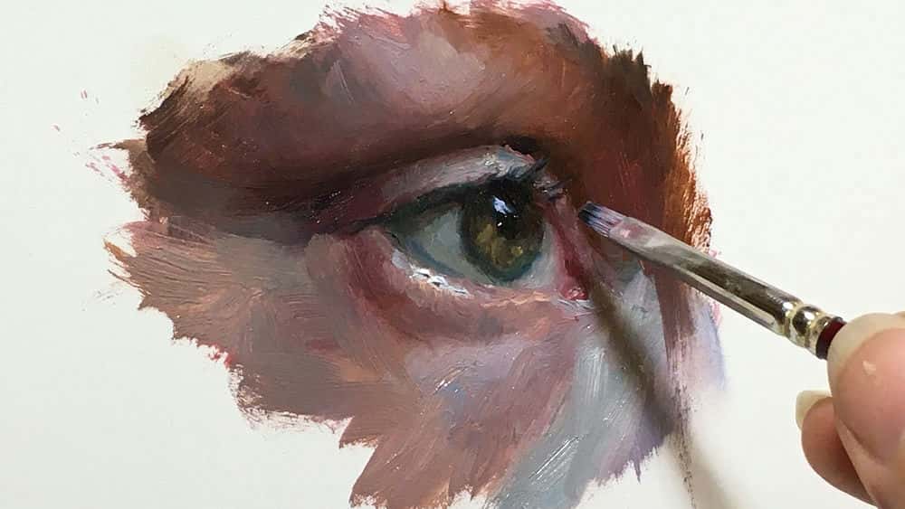 آموزش نقاشی چشم