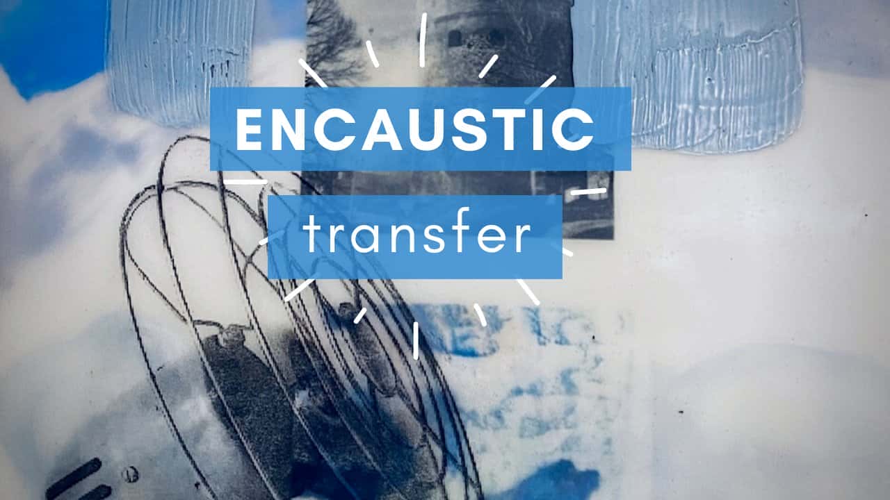 آموزش انتقال Encaustic: افزودن تصاویر عکاسی