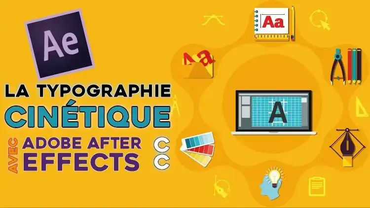 آموزش [Français ] La typographie cinétique avec Adobe After Effects CC