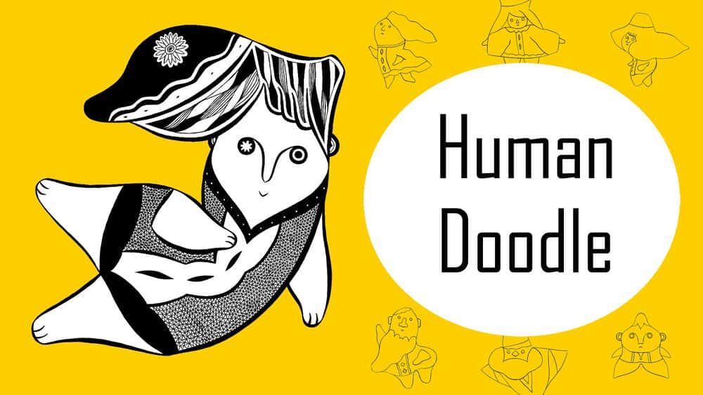 آموزش Human Doodle: اصول اولیه برای ترسیم یک شخصیت منحصر به فرد در مراحل ساده