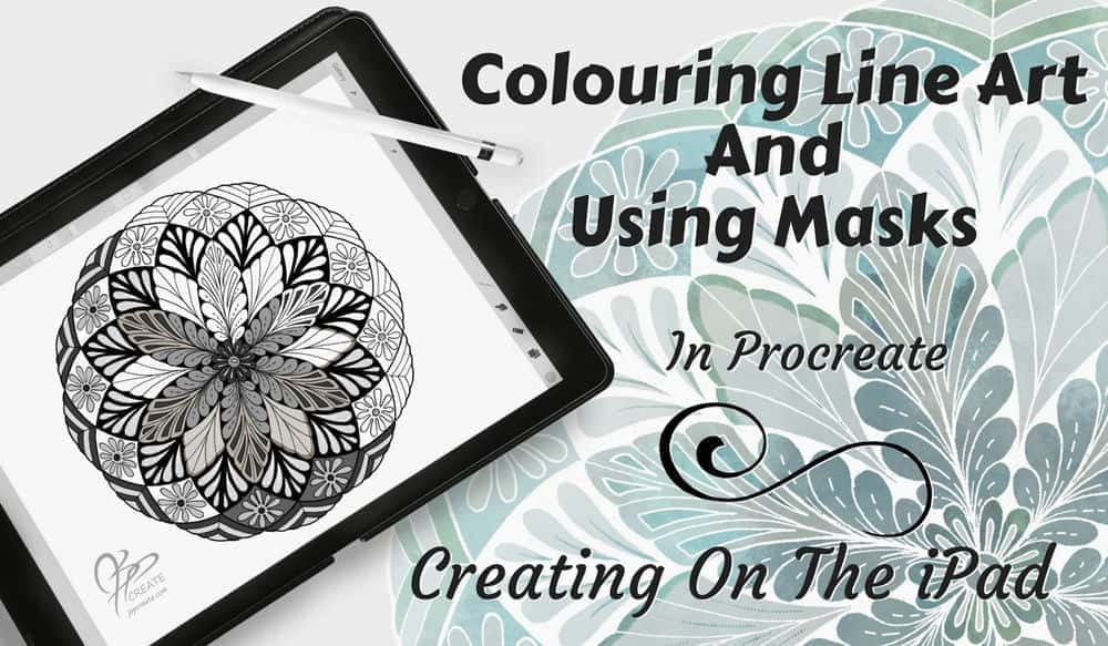 آموزش رنگ‌آمیزی خط هنر و استفاده از ماسک در Procreate - ایجاد در iPad