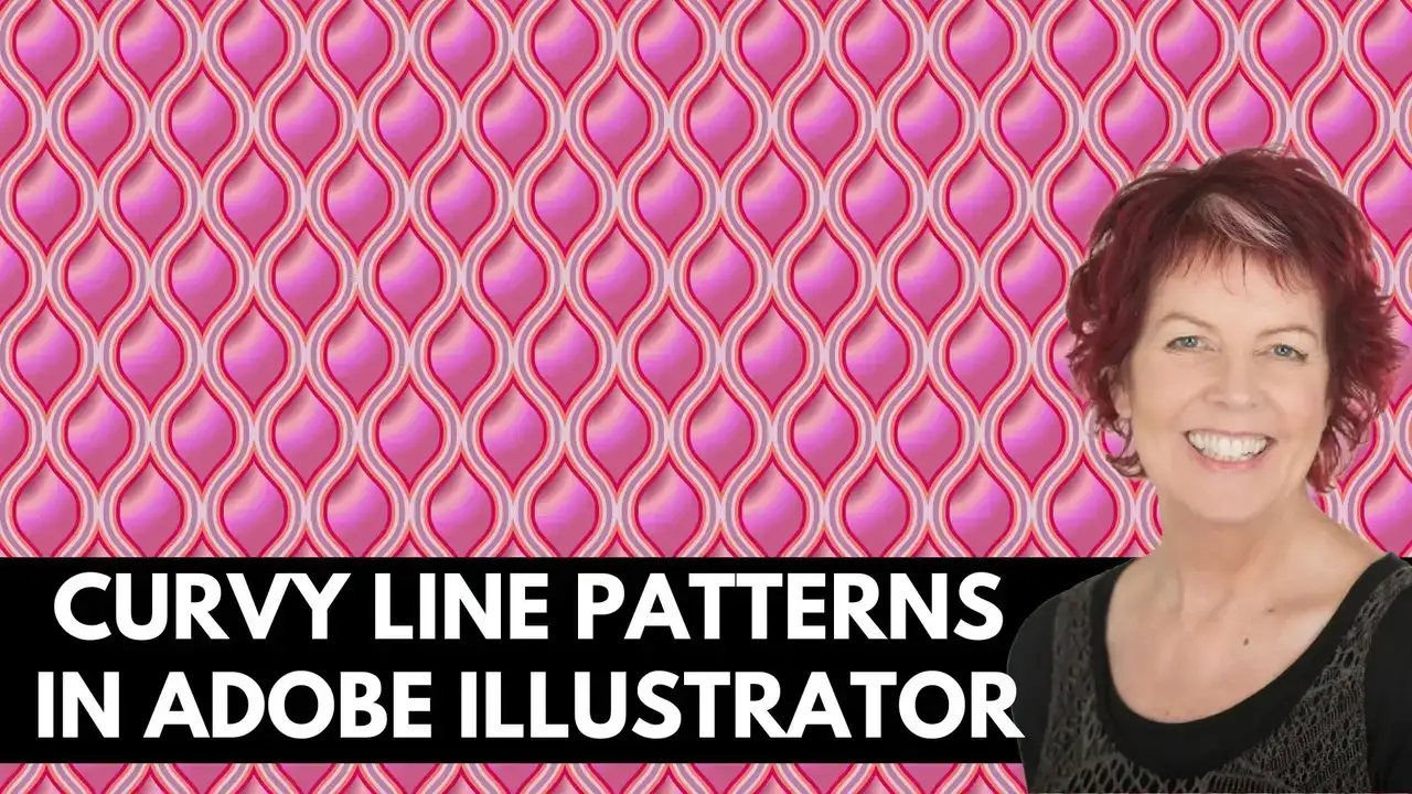 آموزش الگوهای الهام گرفته از خط منحنی در Illustrator - طراحی گرافیکی برای کلاس ناهار
