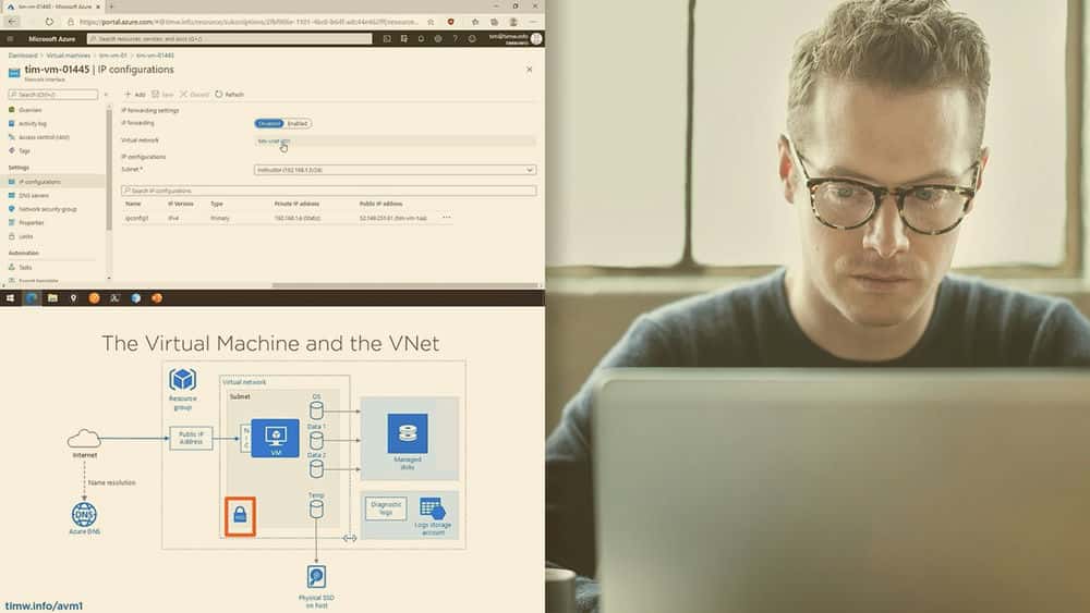 آموزش Microsoft Azure Administrator: شبکه مجازی را پیاده سازی و مدیریت کنید 