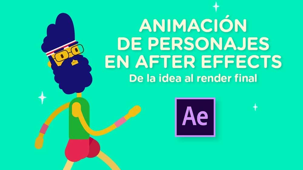 آموزش Animación de Personaje en After Effects، desde el concepto al render final