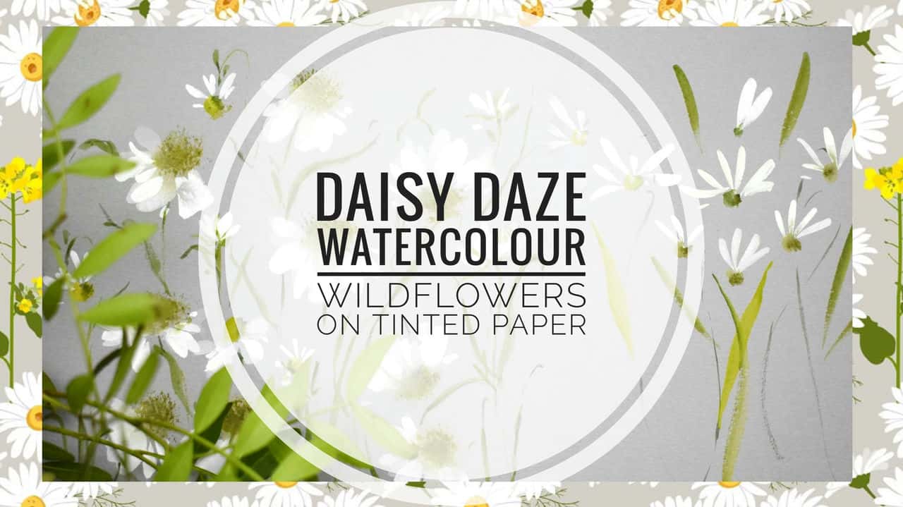 آموزش Daisy Daze - گل های آبرنگ ساده