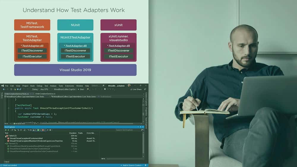 آموزش در حال آزمایش کد NET در Visual Studio 2019 