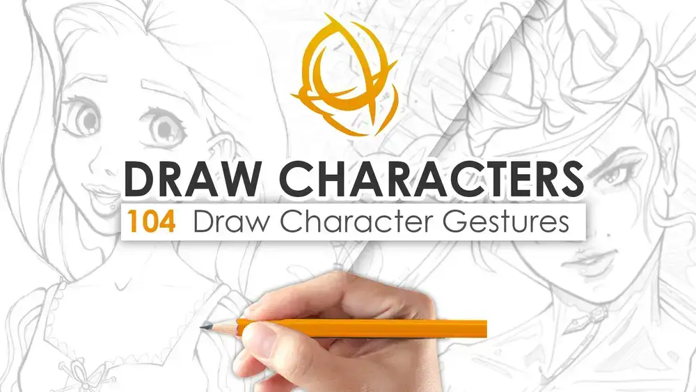 آموزش Draw Characters 104 Draw Character Gestures