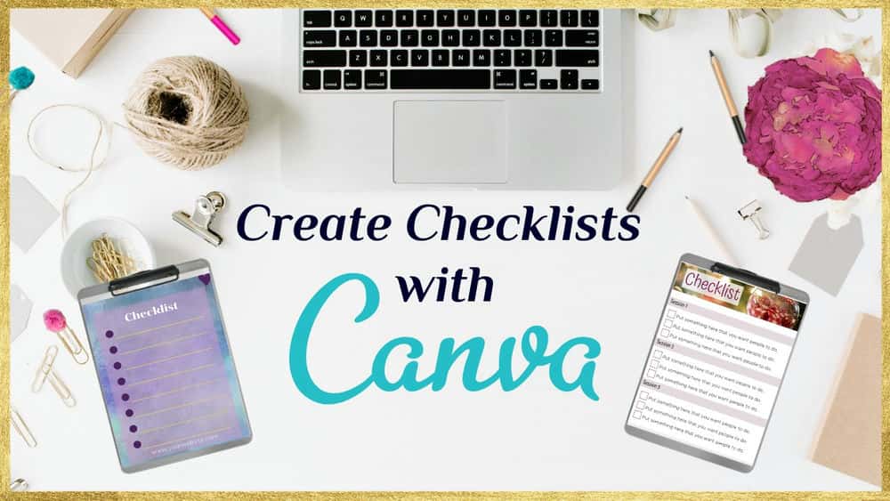 آموزش ایجاد چک لیست در Canva + قالب های رایگان