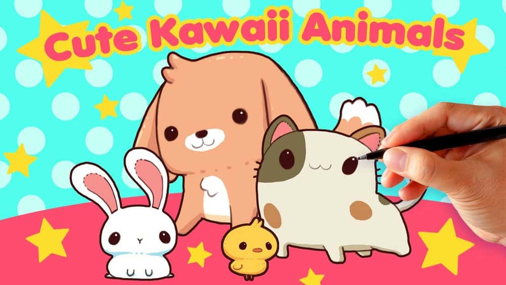 آموزش چگونه یک حیوان کارتونی ناز Kawaii بکشیم