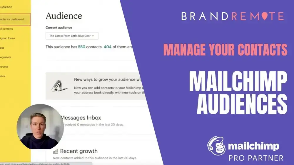 آموزش مخاطبان MailChimp - مخاطبین ایمیل خود را آپلود، مدیریت و رشد دهید