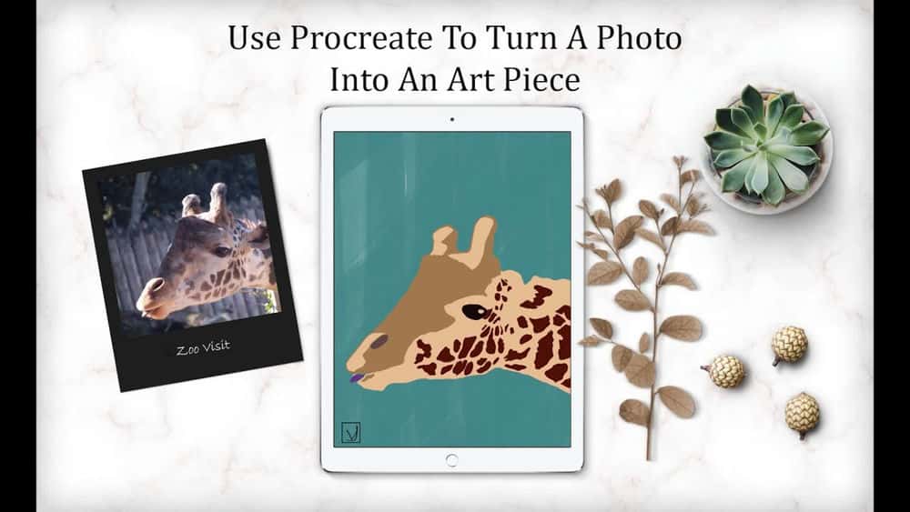 آموزش از Procreate برای تبدیل عکس به یک اثر هنری استفاده کنید