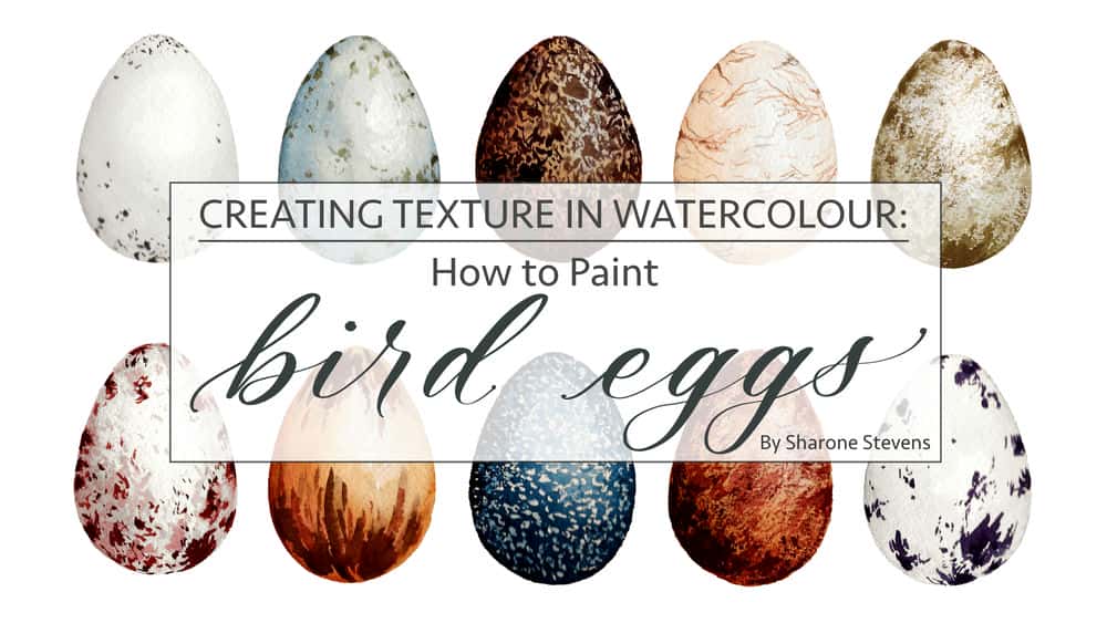آموزش ایجاد بافت در آبرنگ: نحوه رنگ آمیزی تخم مرغ