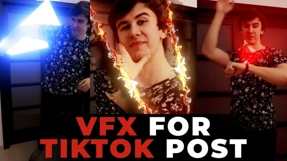 آموزش VFX برای TikTok Post در Adobe After Effects