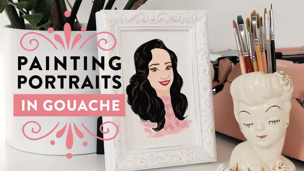 آموزش Oh My Gouache: مقدمه ای بر نقاشی پرتره با گواش