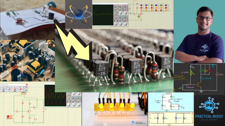 آموزش طراحی الکترونیک آنالوگ و شبیه سازی مدارهای BJT در PROTEUS