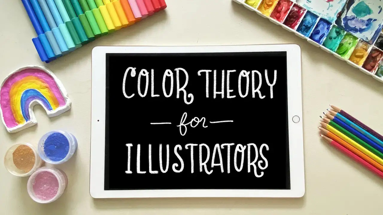 آموزش نظریه رنگ برای تصویرگران: راهنمای مبتدی سرگرم کننده برای رنگ خلاق