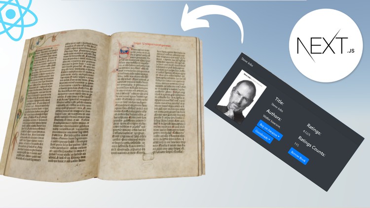 آموزش ساخت وب سایت اطلاعات و جستجوی کتاب سه بعدی تعاملی: NextJS