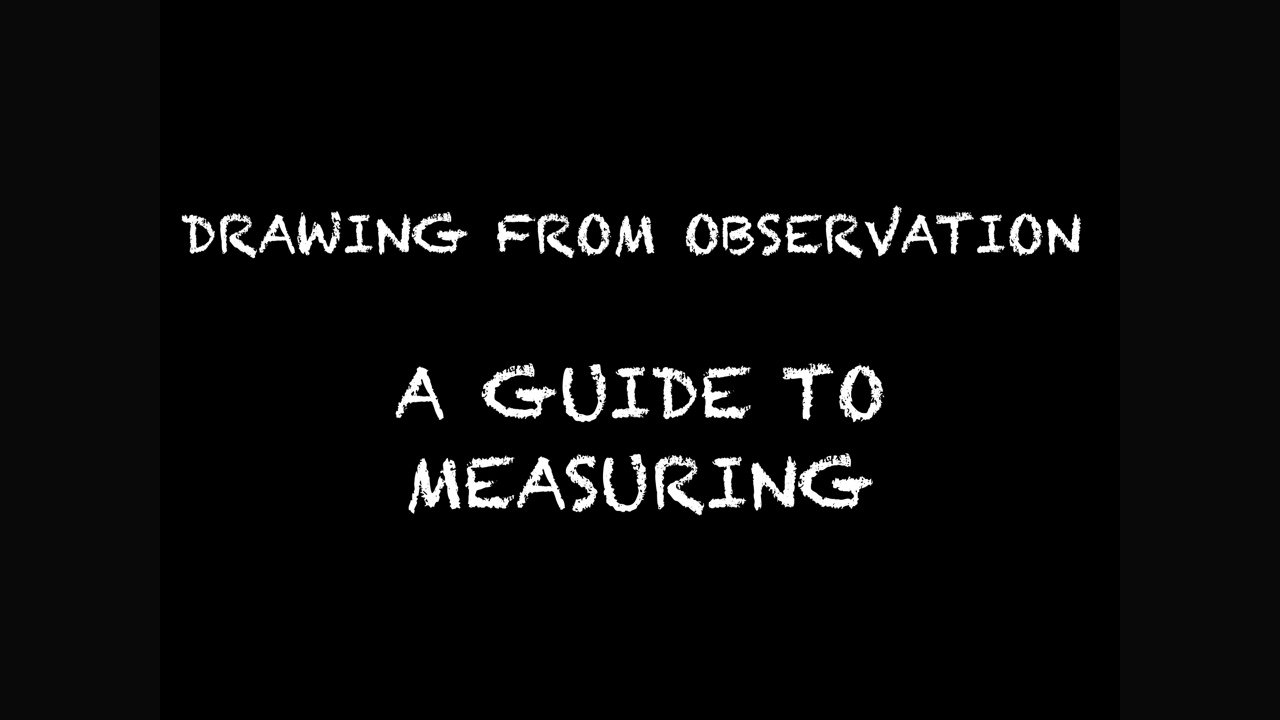 آموزش ترسیم از مشاهده: راهنمای اندازه گیری