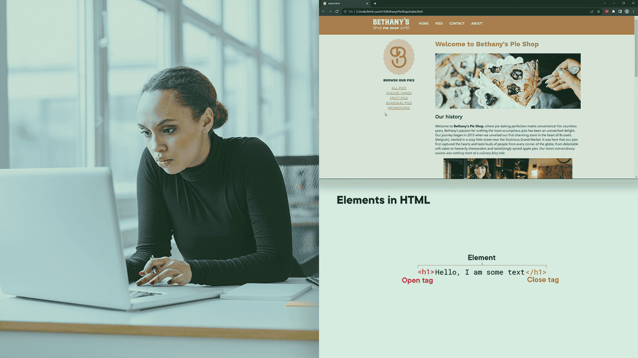 آموزش ساخت وب سایت با HTML و CSS