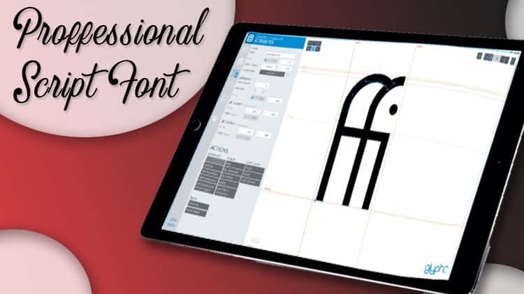 آموزش ایجاد فونت در iPad به صورت رایگان | طراحی فونت اسکریپت حرفه ای | دست خط خود را به فونت تبدیل کنید