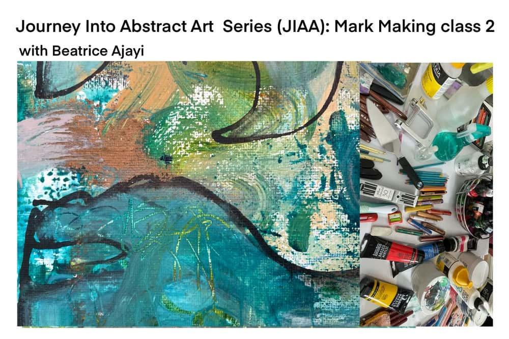 آموزش Journey into Abstract Art Series (JIAA): Mark Making 2