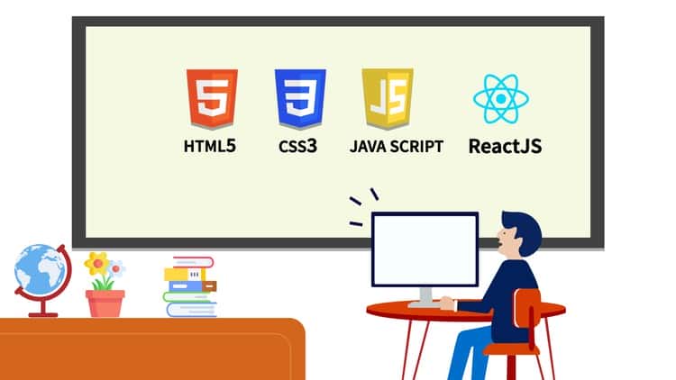 آموزش Bootcamp توسعه‌دهنده وب Front-End: HTML، CSS، JS و React