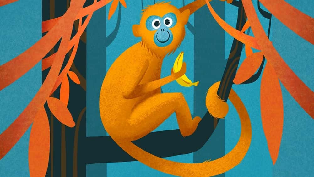 آموزش ایجاد Vibes جنگل - میمون سرگرم کننده در وحشی دو برس رایگان