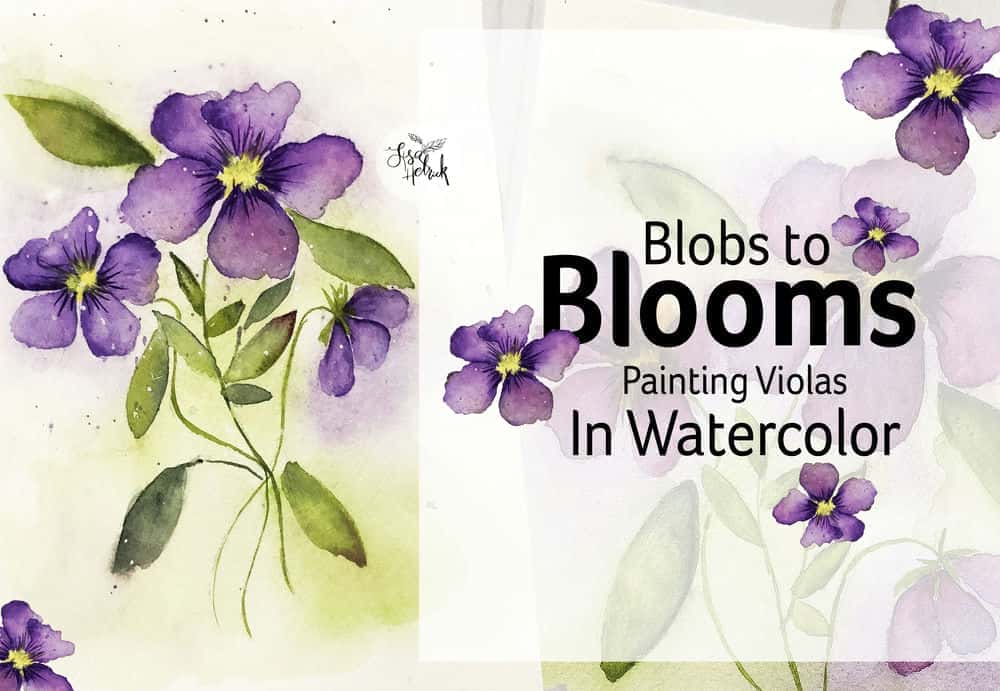 آموزش Blobs to Blooms: نقاشی ویولا در آبرنگ