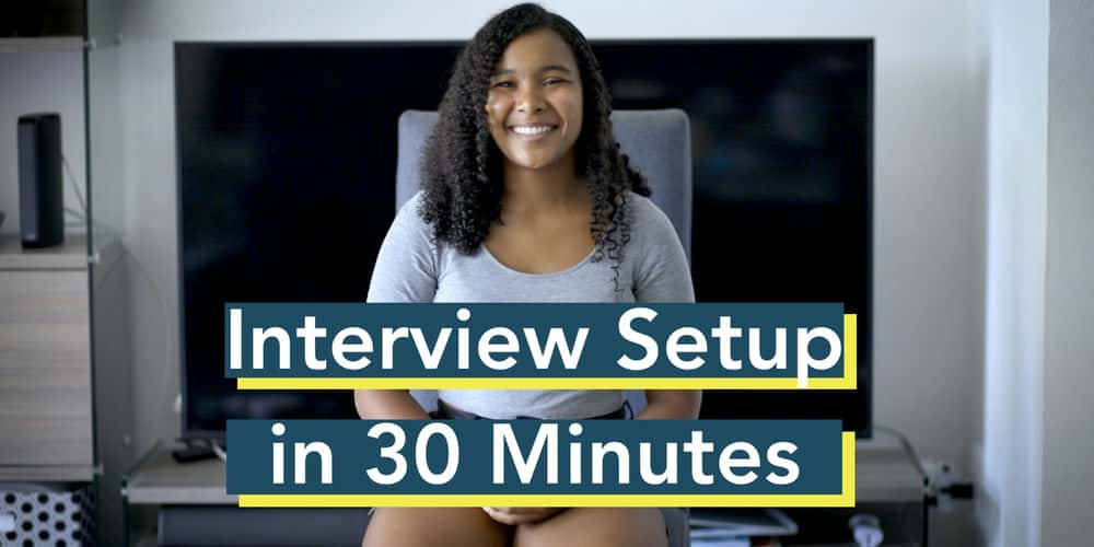 آموزش چگونه در 30 دقیقه یا کمتر از یک مصاحبه عکس بگیرید