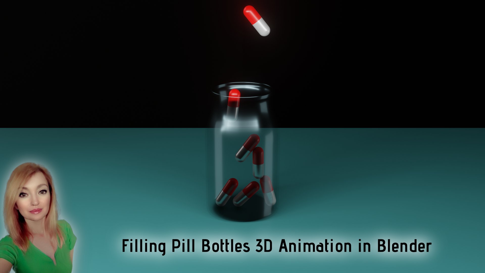 آموزش انیمیشن سه بعدی Filling Pill Bottles در بلندر