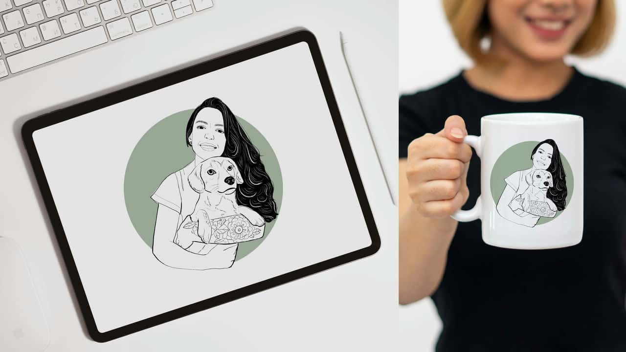 آموزش پرتره های سفارشی در Adobe Fresco: هدایایی منحصر به فرد برای دوستان و خانواده