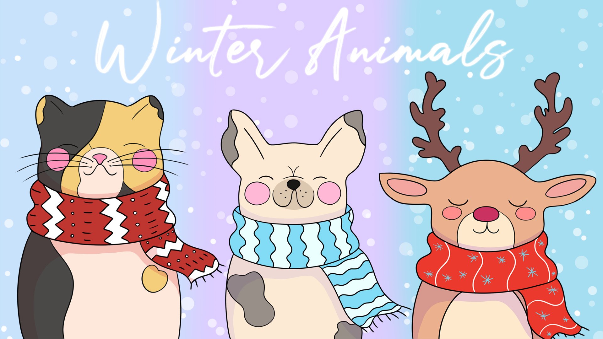 آموزش طراحی حیوانات زمستانی در Adobe Photoshop