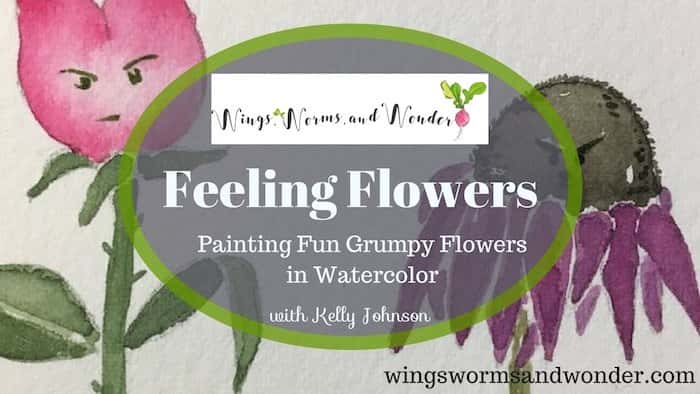 آموزش Feeling Flowers: نقاشی کردن گلهای بداخلاق سرگرم کننده در آبرنگ - با چهره!