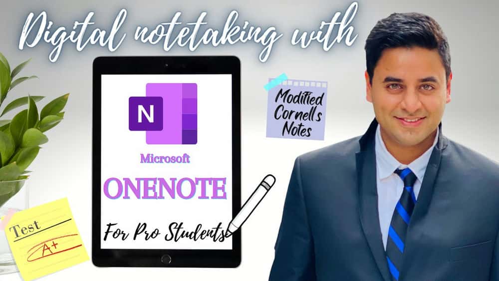 آموزش Microsoft OneNote برای دانش‌آموزان حرفه‌ای - یادداشت برداری کارشناسی ارشد در آزمون‌های آس