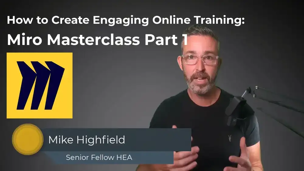 نحوه ایجاد آموزش آنلاین جذاب: Miro Masterclass قسمت 1